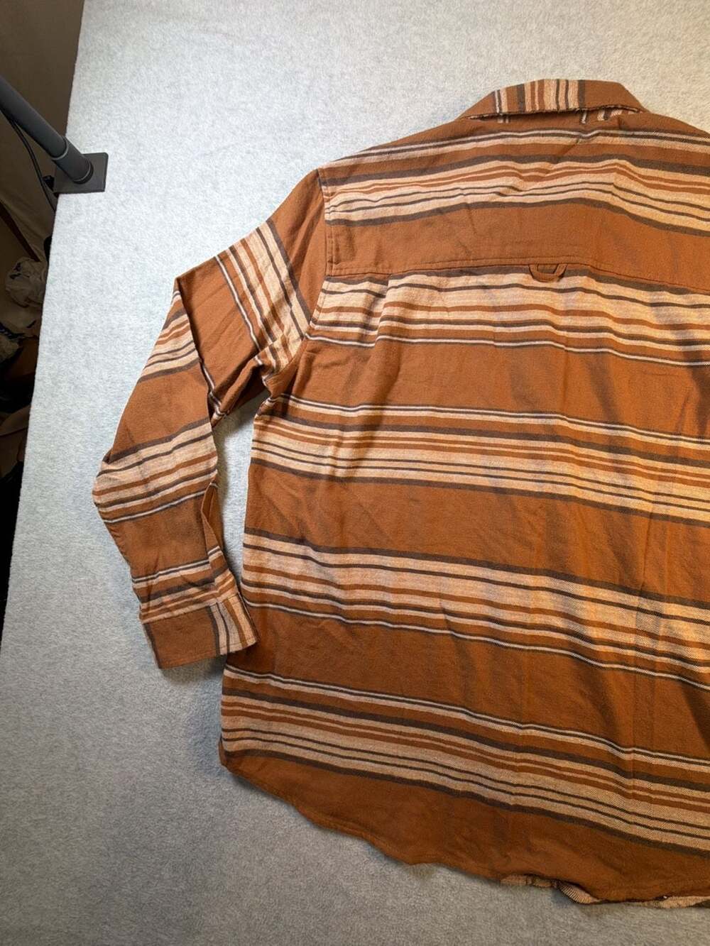Hurley Portland Organic Long Sleeve Brushed Flannel Button Up Shirt - Picture 9 of 10